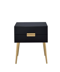 Denvor Black & Gold Finish End Table