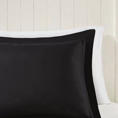 2 Pieces Twin/Twin XL 3M Scotchgard Diamond Quilting Reversible Down Alternative Comforter Set,Red+Black
