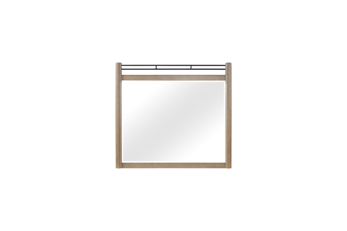 Sand Colored Poster Mirror
