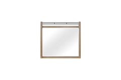 Sand Colored Poster Mirror