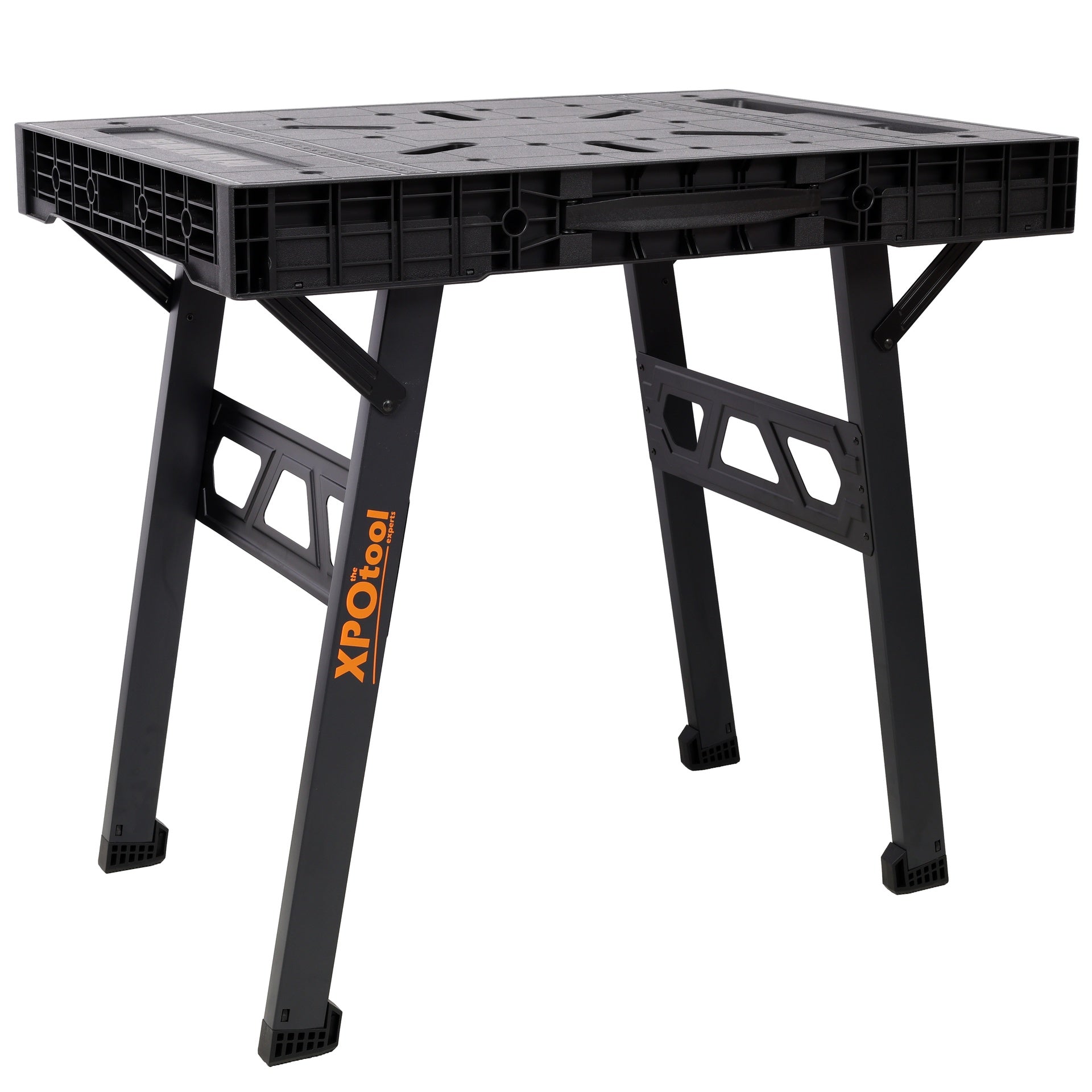 Foldable Work Bench,Portable Workstation,Work Bench Suitable for Garage,Workshop and Home,1650LBS Capacity,Black