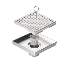 6 inch Grid Shower Floor Drain