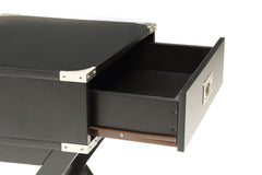 Babs Black Finish Accent Table