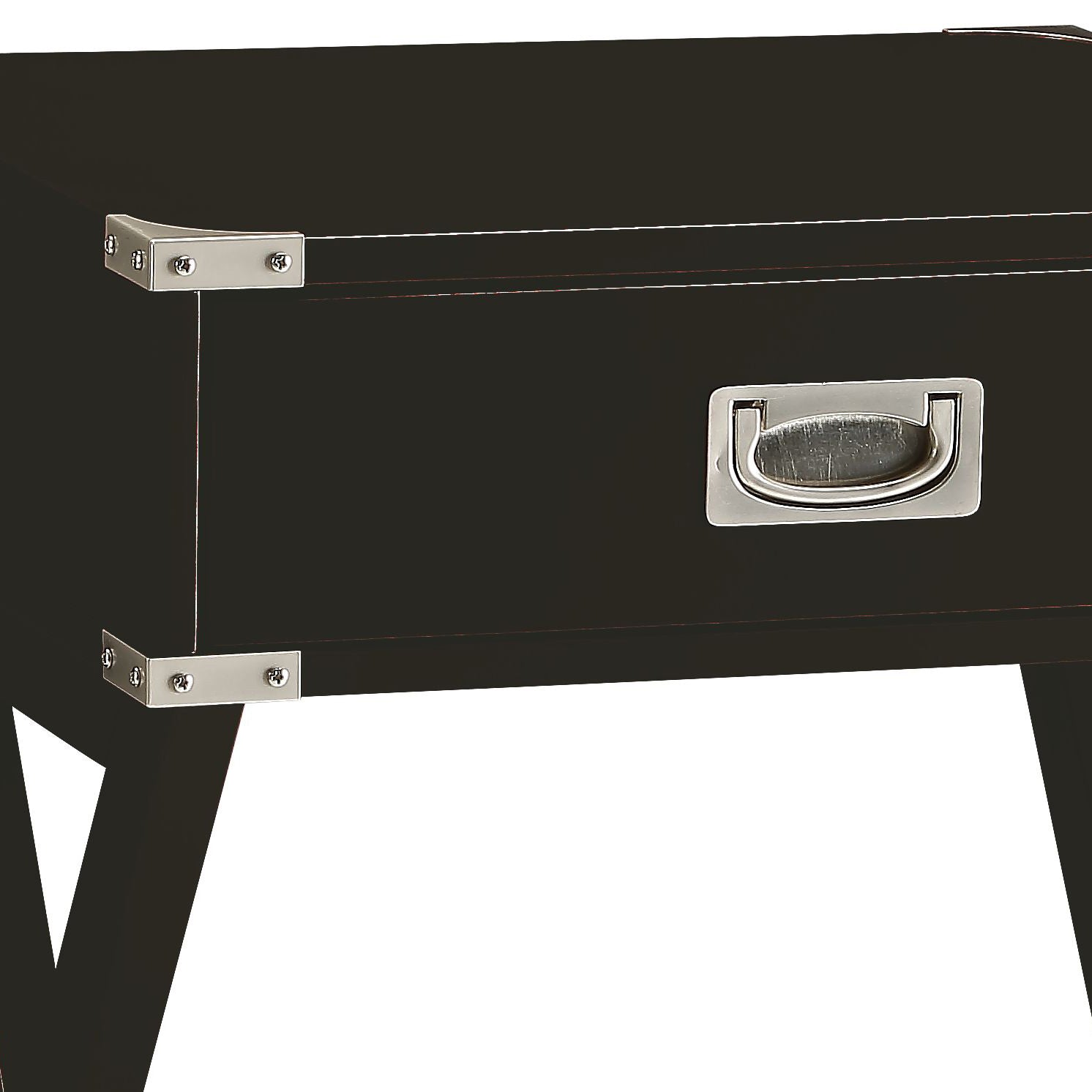 Babs Black Finish Accent Table