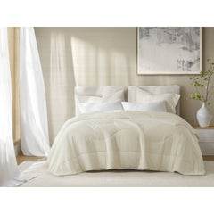 1-Piece Full/Queen Reversible Tencel Comforter Blanket,Ivory