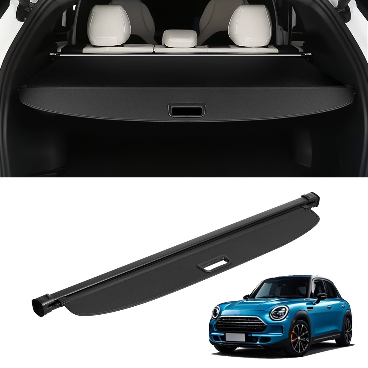 Retractable Cargo Cover for Toyota RAV4 2019-2024 Upgrade Rear Trunk Cover