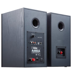 Active Powered Bookshelf Studio Monitor Speakers 25W x2 Bluetooth Coaxial Stereo