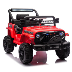 12V Kids Ride On Electric Truck Car W/Parents Control,2WD,Four-wheel suspension,Early education function,Adjustable volume,USB,MP3,Bluetooth,Microphone jack,Power display,LED lights For kids aged 1-4.
