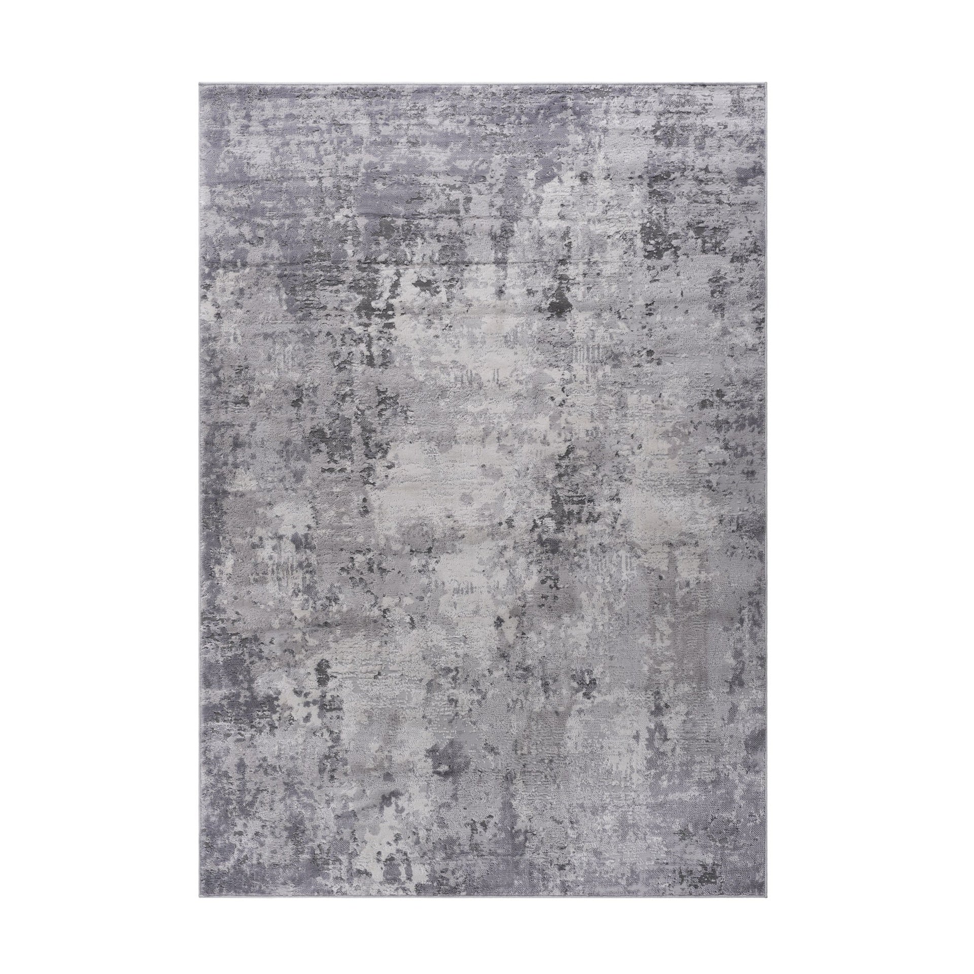MARFI Collection 5X7 Light Grey / Abstract Area Rug