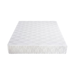 Visco Gel Infused Memory Foam Mattress in a Box,Cool & Relaxed Sleep, High-Density Foam, Extra Firm Support,White