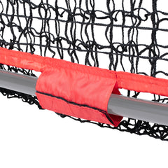 7x7 ft Baseball Softball Practice Net, Portable Baseball Training Net for Hitting Batting Catching Pitching, Backstop Baseball Equipment Training Aids with Strike Zone