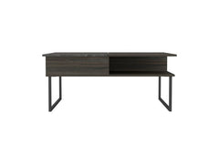 Lift Top Coffee Table Juvve, One Shelf, Carbon Espresso / Onyx Finish