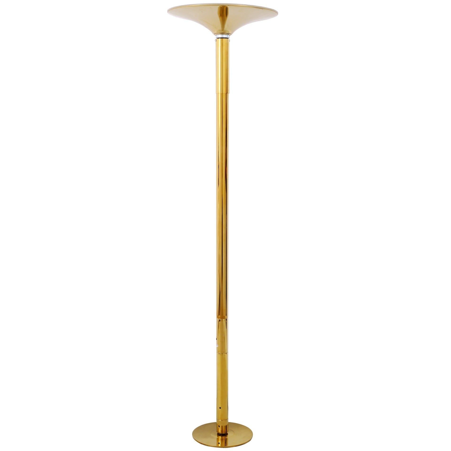 Dance Pole Spinning Static Dancing Pole Portable Removable for Home Club Bar Gym 86.2-109.8" Height Adjustable  Weight Capacity 440lb Gold