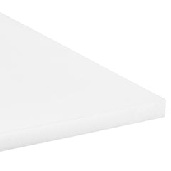 HDPE Plastic Sheet Board, 1 Pack High Density Polyethylene Sheet Plastic Panel, 24 x 48 Inch 1/2 Inch Thick Customizable Plastic Panels, for DIY Crafts, Heavy Duty Industrial Equipment, White