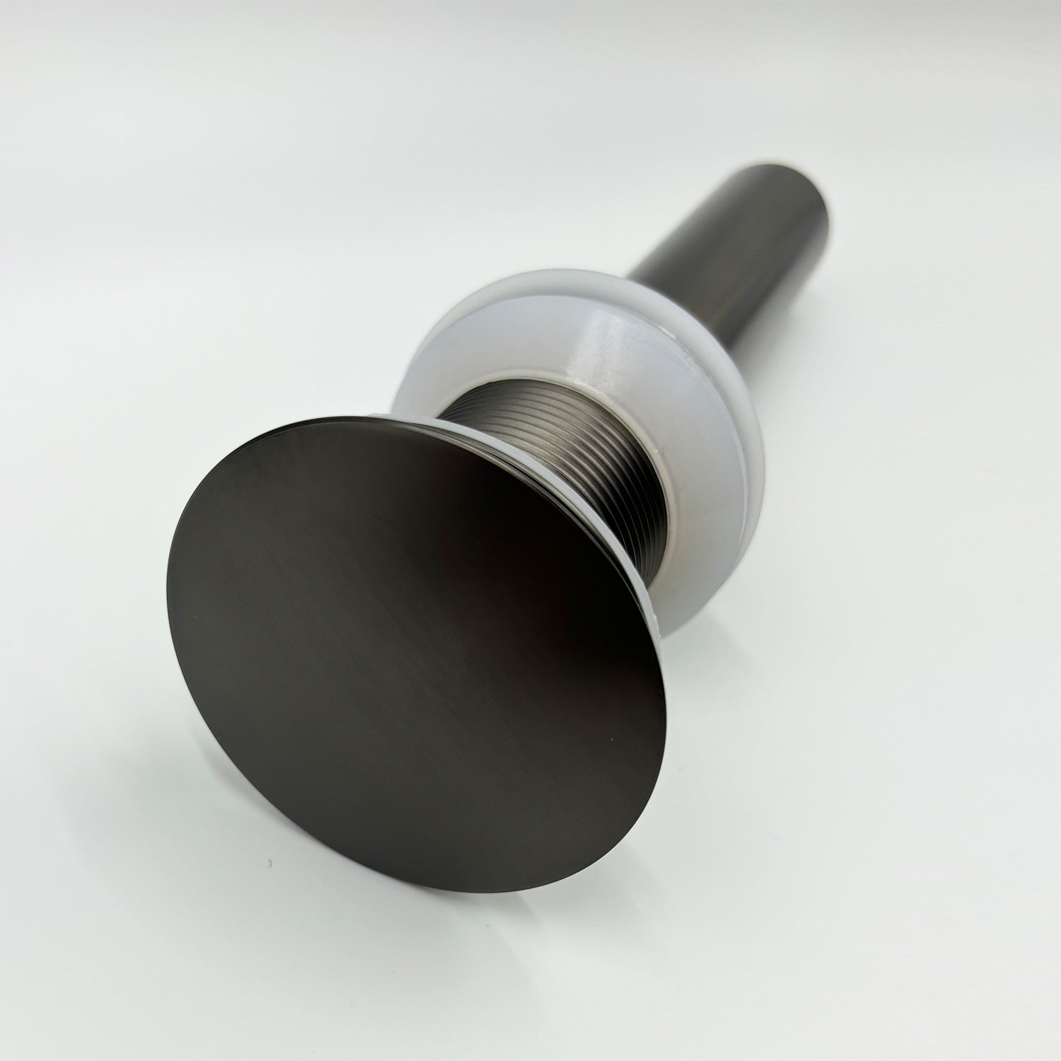 2 Pcs Bathroom Sink Drain without Overflow, Vessel Sink Lavatory Vanity Pop Up Drain Stopper, 304 Stainless Steel