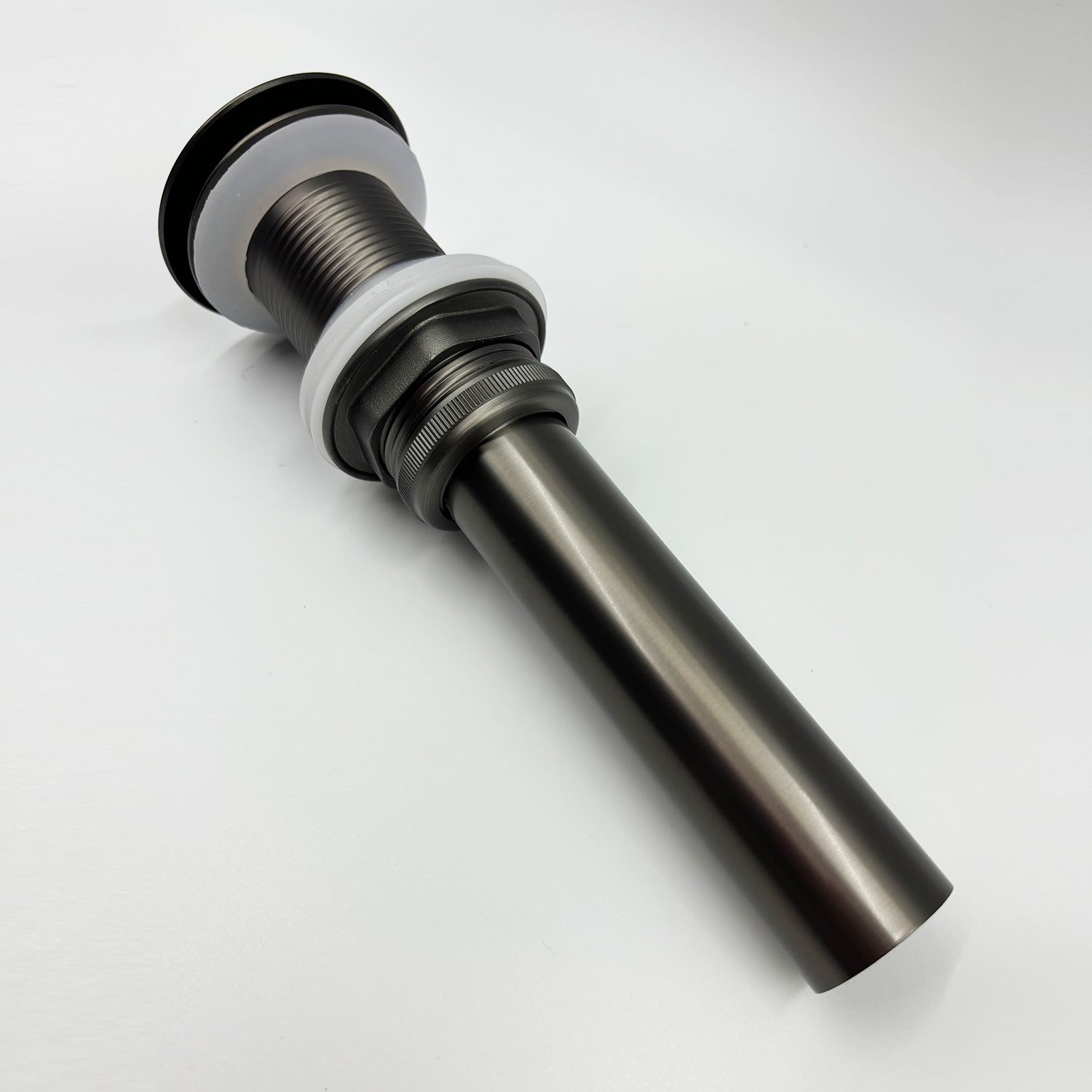 2 Pcs Bathroom Sink Drain without Overflow, Vessel Sink Lavatory Vanity Pop Up Drain Stopper, 304 Stainless Steel