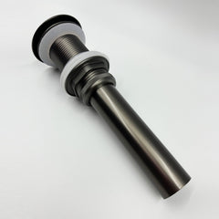 2 Pcs Bathroom Sink Drain without Overflow, Vessel Sink Lavatory Vanity Pop Up Drain Stopper, 304 Stainless Steel