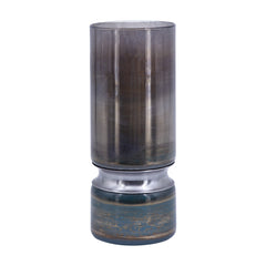 D5.1x13.2" Glass Vase