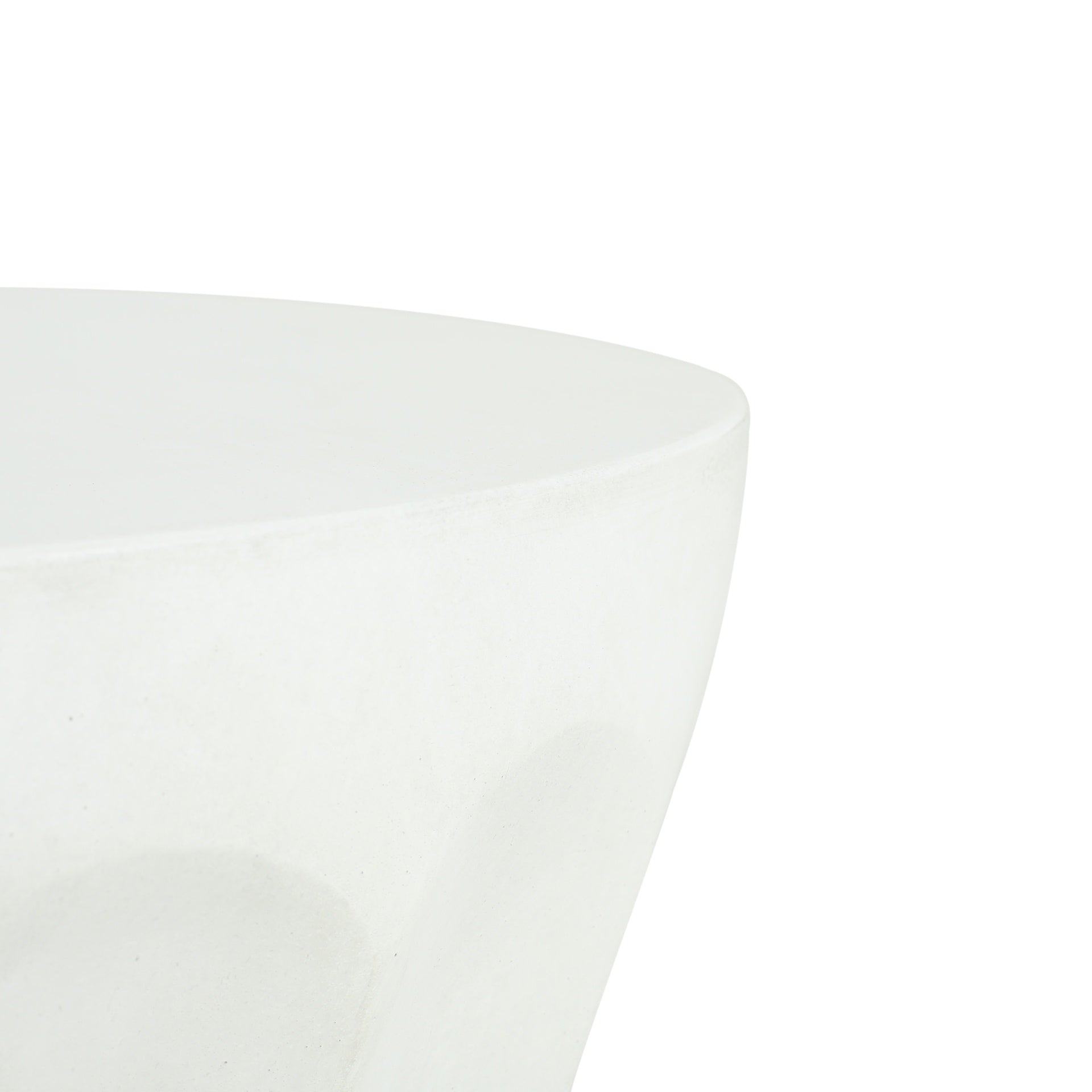 Outdoor Round Concrete Antique White Side Table,Living Room Mgo End Table