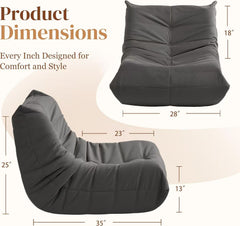 Luxury Accent Chair Button-Tufted Detail Gray Microfiber Comfy Chair Living Room Furniture 1pc