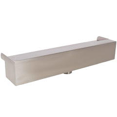 Pool Fountain, Spillway for Swimming Pool Decoration Sheer Descent, Waterfall Fountain for Outdoor Garden Pond, Stainless Steel 17.7"
