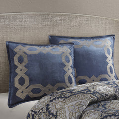 European Pillow Sham Navy 26x26"