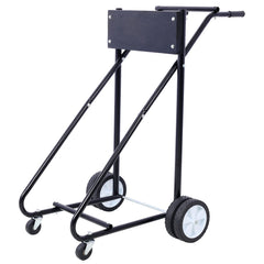 Outboard Boat Motor Stand, Engine Carrier Cart Dolly for Storage, 315lbs Weight Capacity, w/Wheels (black)