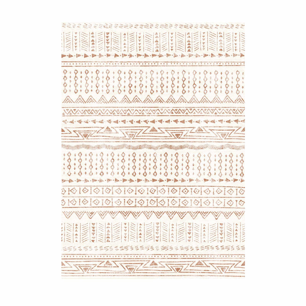 Large Area Rug 6 x 9 ft Anti-Skid and Tear-Resistant Floor Mat Modern Beige