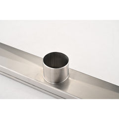 32 Inches Linear Shower Drain, Included Hair Strainer and Leveling Feet