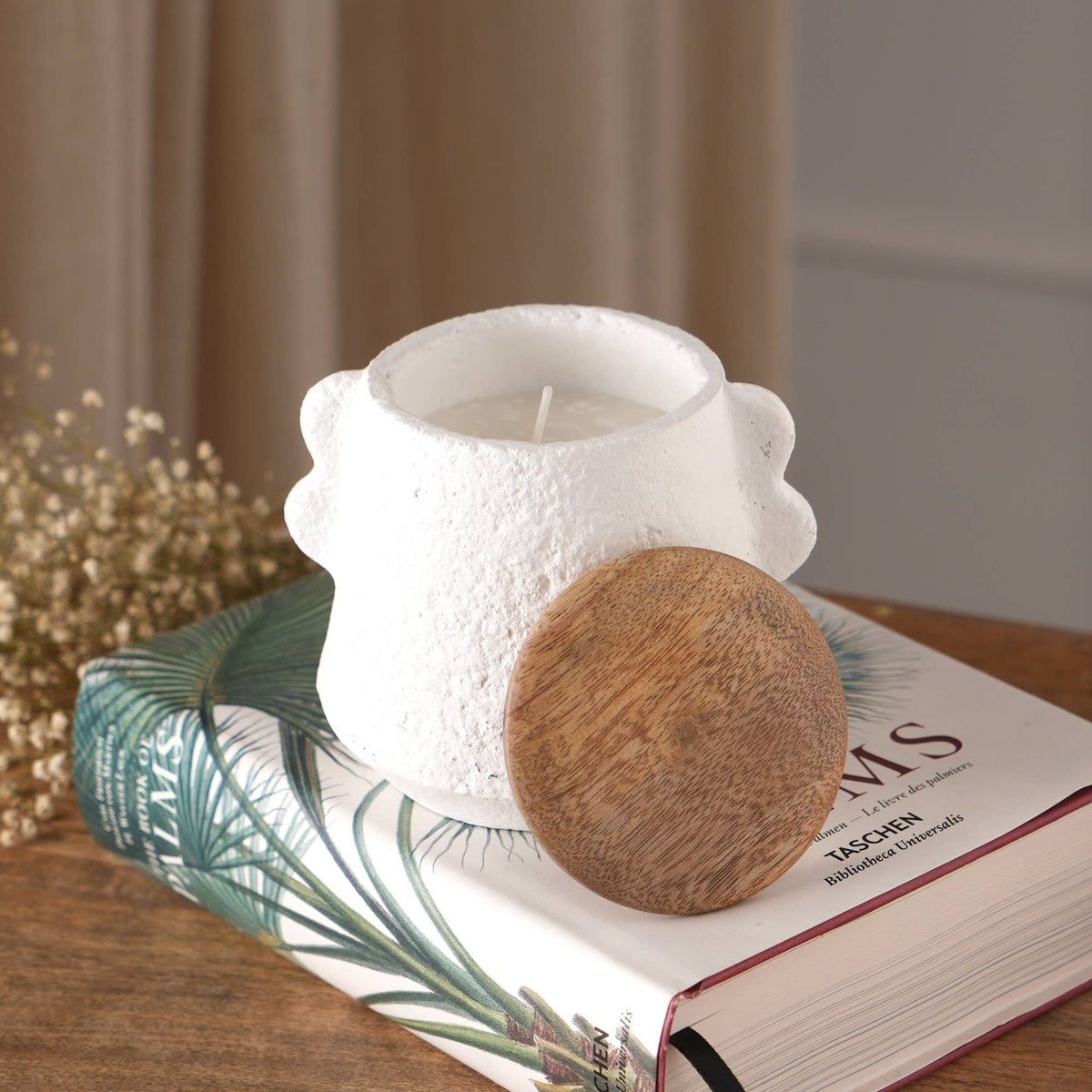 Jar Candle  Ecomix Wax Fill With Wooden Lid - Mimosa 8oz