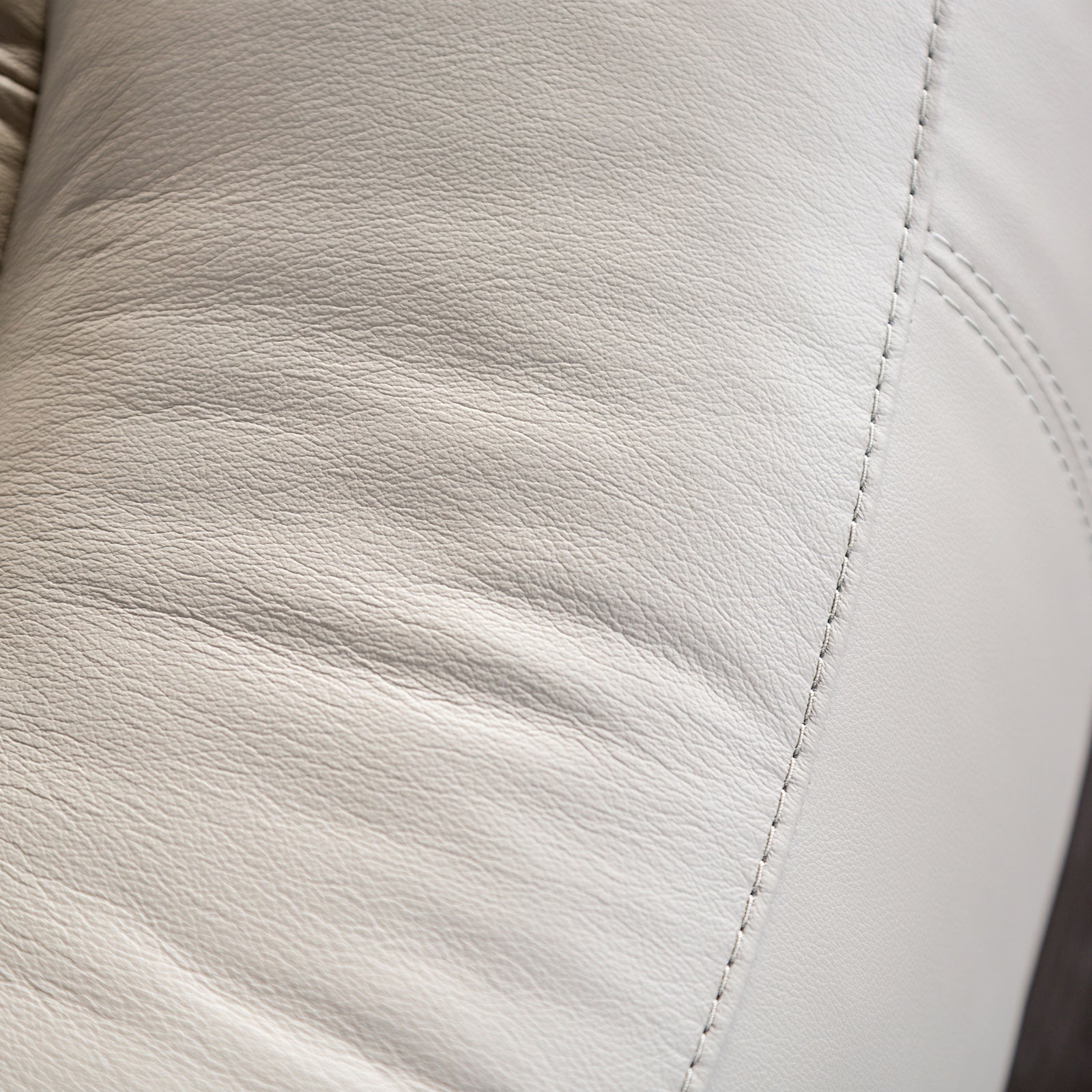 1pc Recliner Chair Pillow Top Arms Off White Finish Transitional Style Welt Trim Primary Living Room