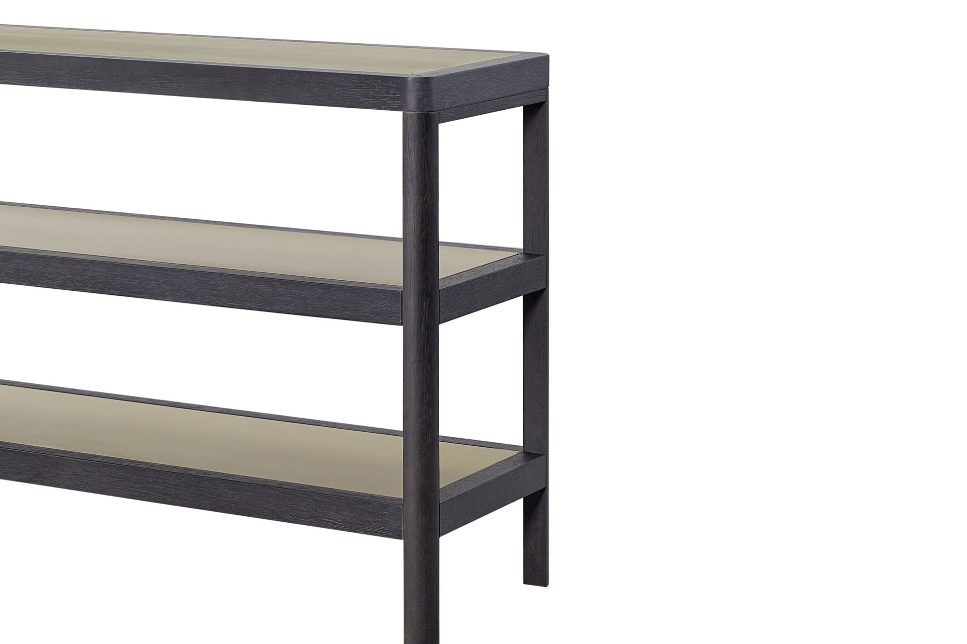 Console Table W/ Metal Insets