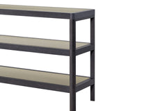 Console Table W/ Metal Insets