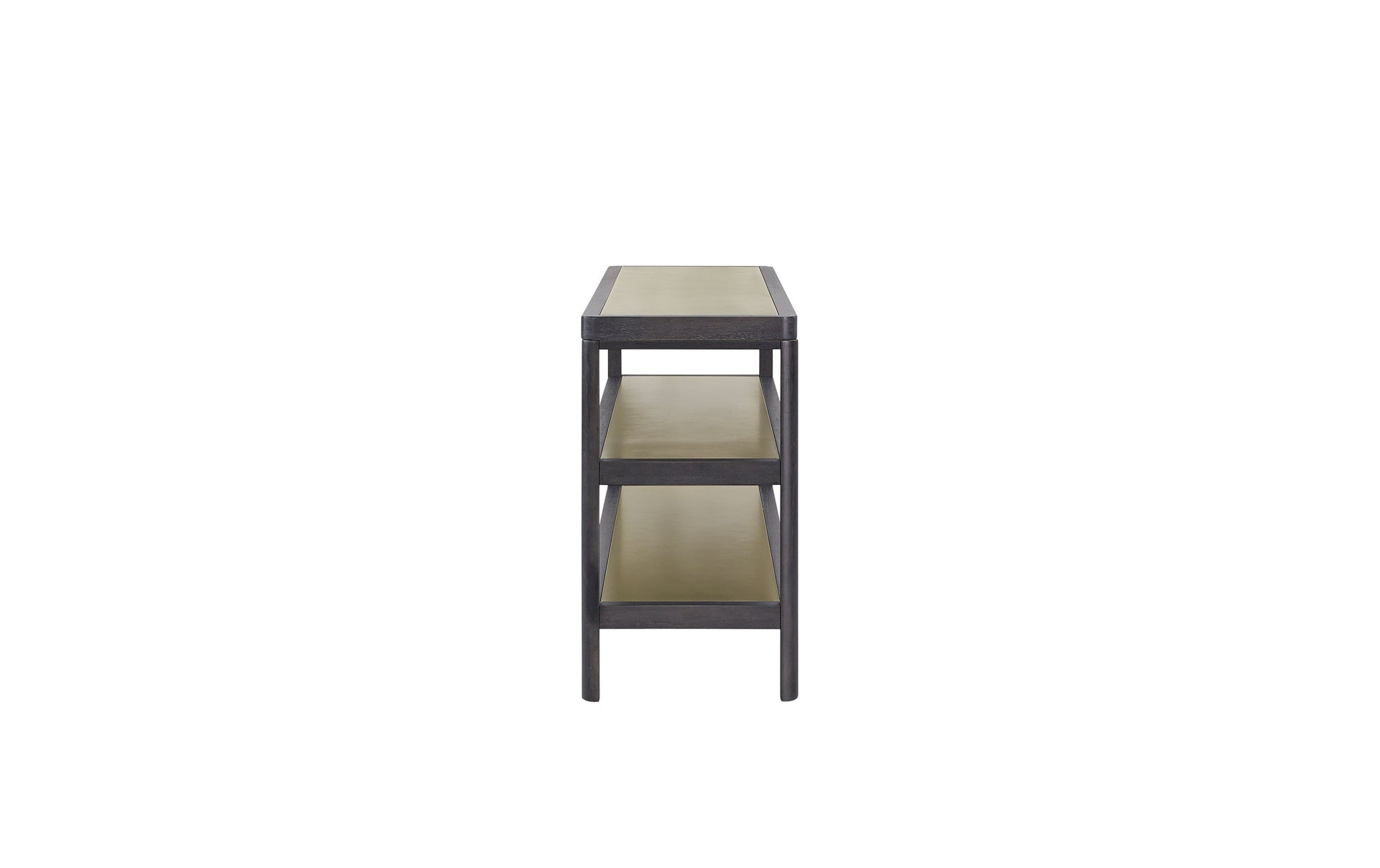 Console Table W/ Metal Insets