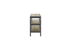 Console Table W/ Metal Insets