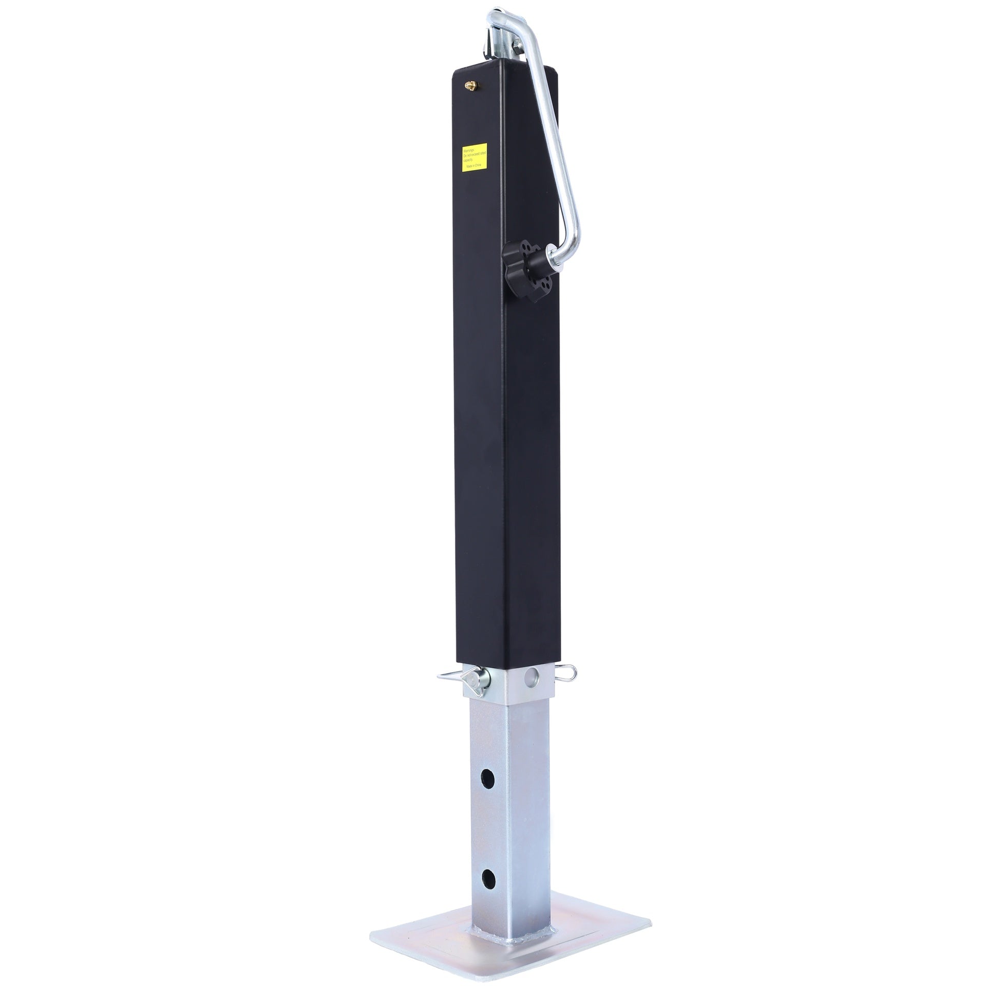 8,000 lbs. top Wind Weld on Square Tube Drop Leg Jack
