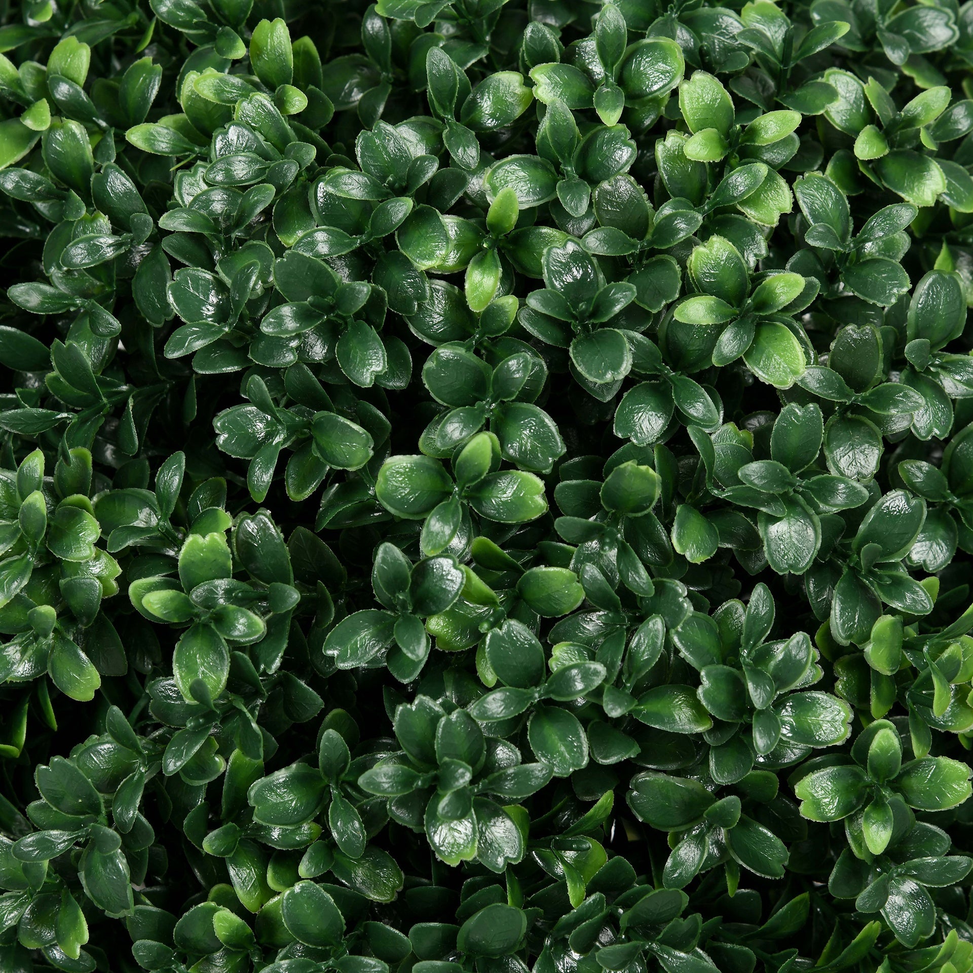 HOMCOM 1.3' (15.7") Artificial Boxwood Topiary Trees with Ground Stake, UV Resistant Set of 2 Ball Shaped Trees, Indoor Outdoor Fake Plants for Home Office & Living Room Décor