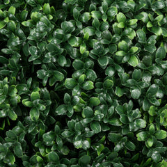 HOMCOM 1.3' (15.7") Artificial Boxwood Topiary Trees with Ground Stake, UV Resistant Set of 2 Ball Shaped Trees, Indoor Outdoor Fake Plants for Home Office & Living Room Décor