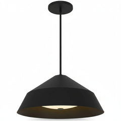 22 inch Diameter Integrated LED Black Pendant