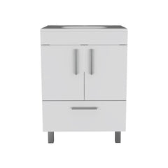 Single Bathroom Vanity Mayorca, Bathroom, White