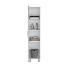Storage Cabinet Molekeede, Laundry, White Finish