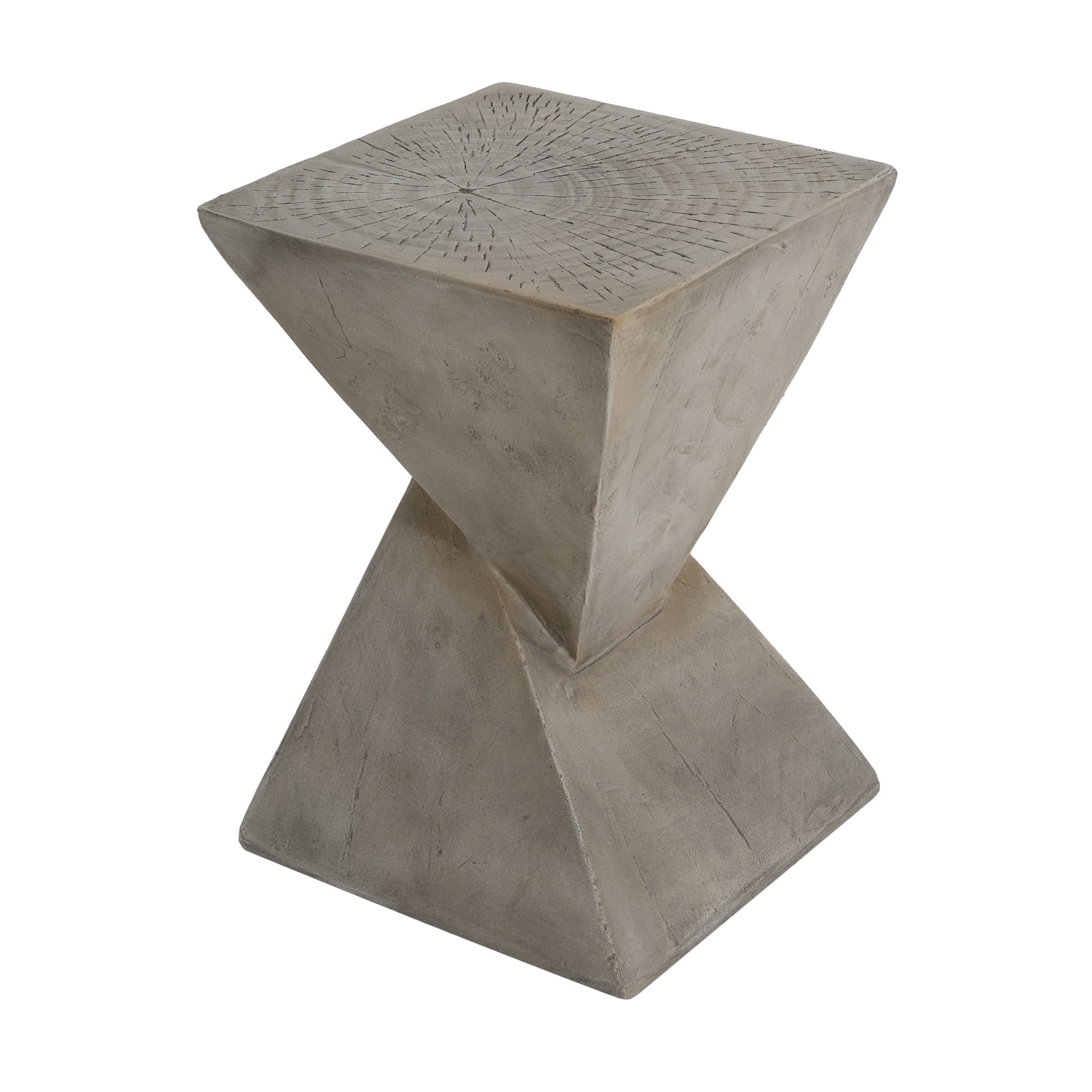 TESS Modern Side Table – Stylish Cent Table Compatible with Living Room, Bedroom, or Office – Versatile Home Furniture with Design and Sturdy Construction,Light gray Color