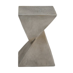 TESS Modern Side Table – Stylish Cent Table Compatible with Living Room, Bedroom, or Office – Versatile Home Furniture with Design and Sturdy Construction,Light gray Color