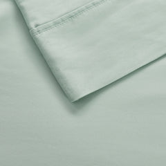 4-Piece Cal King HeiQ Smart Temperature Cotton Blend Sheet Set, Seaform