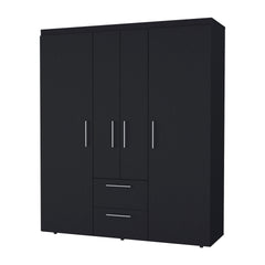Wenge All-In-One 2-Door Armoire