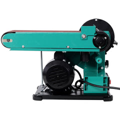 4" x 36" Belt Sander 6" Disc Polisher Grinder Sanders,120V/60Hz.UL certificate, Green Color