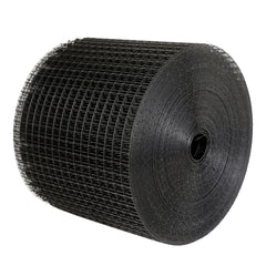 6 inch x 100ft Solar Panel Bird Guard, Critter Guard Roll Kit with 60pcs Stainless Steel Fasteners, Solar Panel Guard with Rust-proof PVC Coating, 1/2 inch Wire Roll Mesh