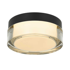 6-inch Black Inegrated LED Flush Mount