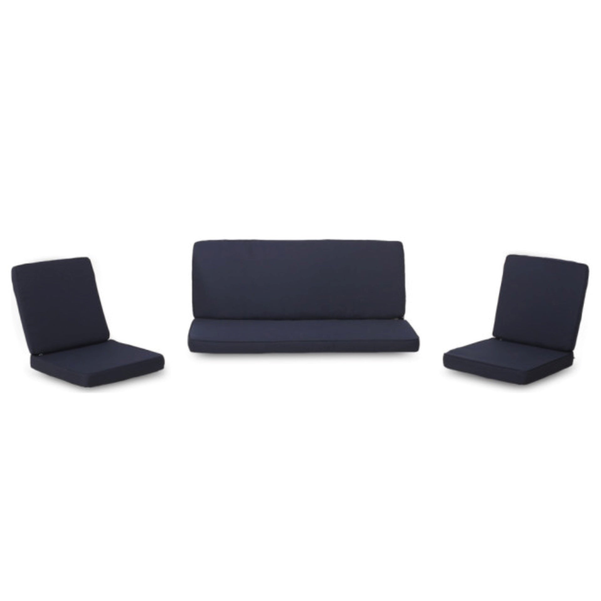 CAROLINA CLUB CHAIR & LOVESEAT CUSHION SET, NAVY, (2sets 63513.00 CUSHION SET+1set 63308.00 CUSHION SET)