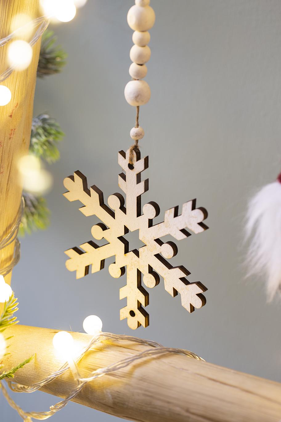 9.8x4.7" Snowflake Ornament, Hanging Home Decor Accents for Christmas Tree, Holiday Display, Set of 12